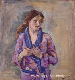 Portret van Arfenik Artemevna Tadeo Portret van Arfenik Artemevna Tadeo