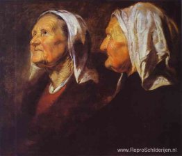 Hoofd van een oude vrouw Hoofd van een oude vrouw