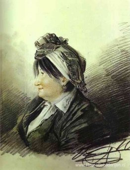 Portret van A. M. Lanskaya Portret van A. M. Lanskaya