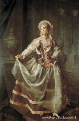 Portret van AP Levshina Portret van AP Levshina