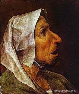 Portret van een oude vrouw Portret van een oude vrouw