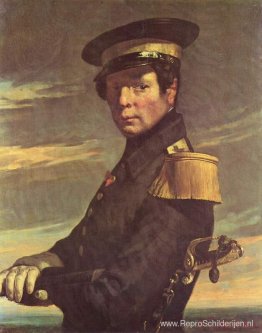 Portret van een marineofficier Portret van een marineofficier