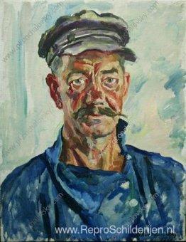 Portret van werknemer Yakobchenko Portret van werknemer Yakobchenko