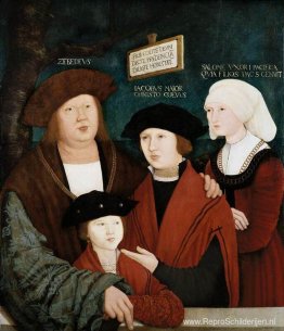 Portret van de familie Cuspinian Portret van de familie Cuspinian