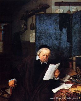 Advocaat in zijn studeerkamer Advocaat in zijn studeerkamer