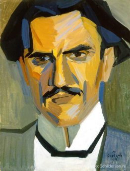 Portret van criticus Garegin Levonian Portret van criticus Garegin Levonian