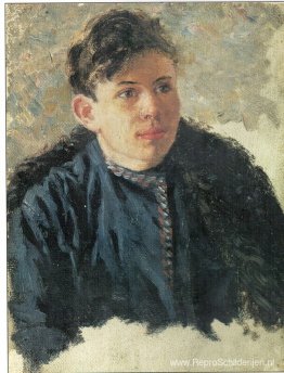 Portret van de jonge Leonid Chernyshev Portret van de jonge Leonid Chernyshev