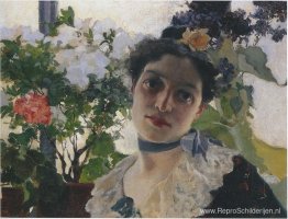 Portret van Clothilde Portret van Clothilde