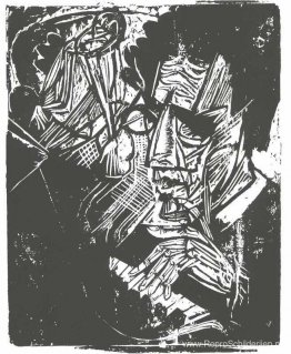 Portret van de dirigent en componist Otto Klemperer Portret van de dirigent en componist Otto Klemperer