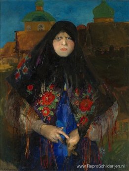 Portret van een rijke boer Portret van een rijke boer