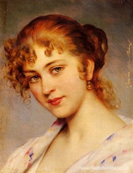 Een Portret Van Een Jonge Dame Een Portret Van Een Jonge Dame