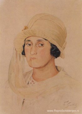 Portret van A.K. Kashparova Portret van A.K. Kashparova