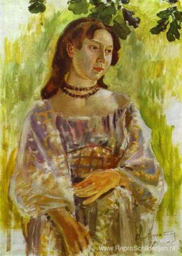 Jong meisje met een ketting Jong meisje met een ketting