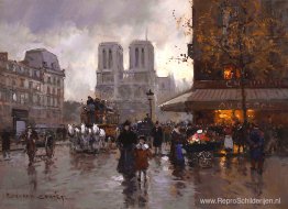 Plaats Saint Michel, Notre Dame Plaats Saint Michel, Notre Dame