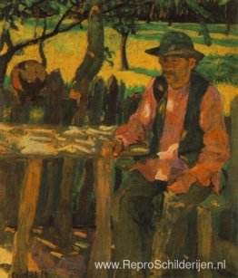 Zittende boer Zittende boer