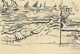 Vissersboten op zee Vissersboten op zee
