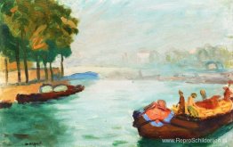 Oevers van de Seine, Parijs Oevers van de Seine, Parijs