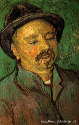 Portret van een eenogige man Portret van een eenogige man