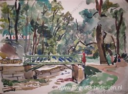 Kislovodsk. De brug in het park. Kislovodsk. De brug in het park.