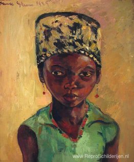 Portret van een jong meisje Portret van een jong meisje