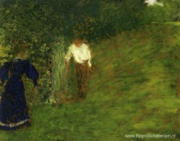 Man en vrouw onder een boom Man en vrouw onder een boom