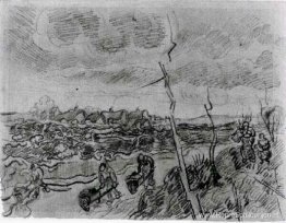 Landschap met huisjes Landschap met huisjes