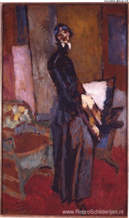 Portret van juffrouw Bessie Baver Portret van juffrouw Bessie Baver