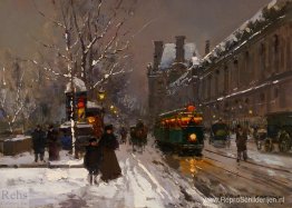 Kade van het Louvre, Winter Kade van het Louvre, Winter