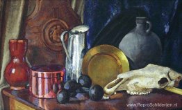 Stilleven met een paardenschedel Stilleven met een paardenschedel