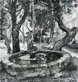 Fontein in de tuin van het Sint-Paulusziekenhuis Fontein in de tuin van het Sint-Paulusziekenhuis