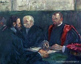 Een examen aan de Faculteit der Geneeskunde, Parijs Een examen aan de Faculteit der Geneeskunde, Parijs