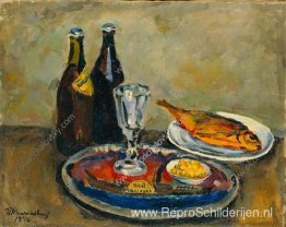 Stilleven. Bier en voorn. Stilleven. Bier en voorn.