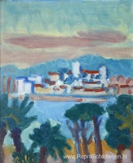 Landschap van Cannes Landschap van Cannes