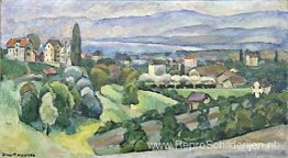 Uitzicht op Lausanne Uitzicht op Lausanne