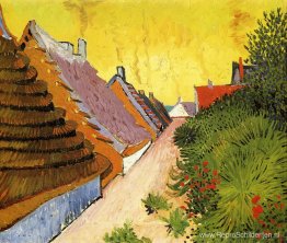 Straat in Saintes-Maries Straat in Saintes-Maries