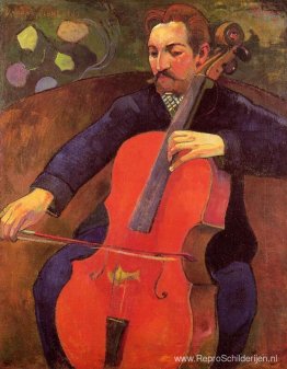 De cellist (portret van Upaupa Scheklud) De cellist (portret van Upaupa Scheklud)