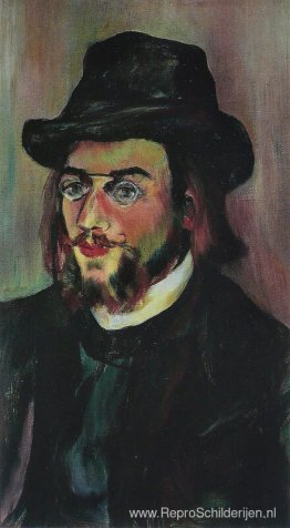 Portret van Erik Satie Portret van Erik Satie