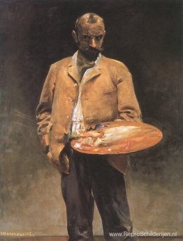Zelfportret met palet Zelfportret met palet