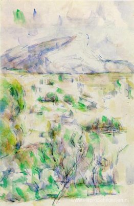 Mont Sainte-Victoire Gezien vanuit les Lauves Mont Sainte-Victoire Gezien vanuit les Lauves