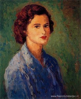 Portret van Vera Mayer Portret van Vera Mayer