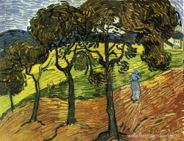 Landschap met bomen en figuren Landschap met bomen en figuren