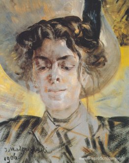 Portret van Maria Balowa Portret van Maria Balowa