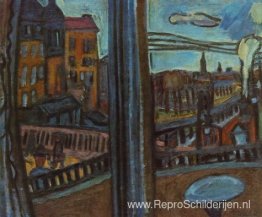 Straat in Berlijn Straat in Berlijn