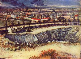Buitenwijk van Parijs, vlakbij Montmartre Buitenwijk van Parijs, vlakbij Montmartre