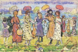 Zonnige dag op het strand Zonnige dag op het strand