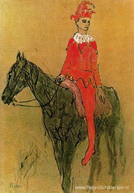 Harlekijn te paard Harlekijn te paard