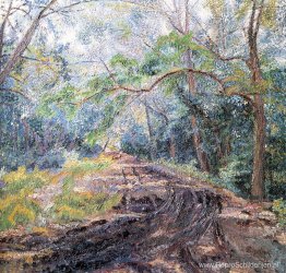 Landschap met een weg Landschap met een weg