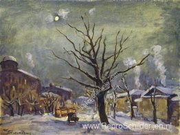 Landschap met de maan. Bolsjaja Sadovaja. Landschap met de maan. Bolsjaja Sadovaja.