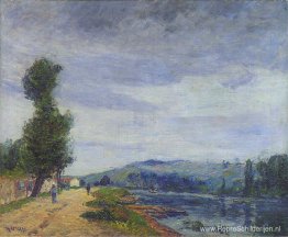 Door het stormachtige weer van de Seine Door het stormachtige weer van de Seine