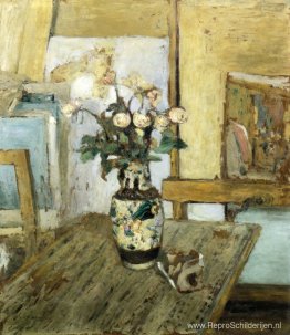 Vaas met bloemen Vaas met bloemen